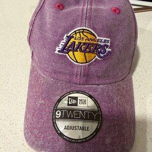 New Era Kids Los Angeles Lakers Purple and Yellow 9TWENTY Adjustable Cap